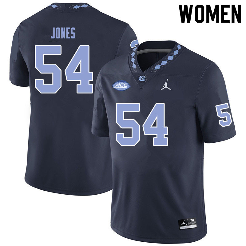 Jordan Brand Women #54 Avery Jones North Carolina Tar Heels College Football Jerseys Sale-Black